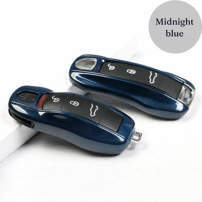 Porsche painted key shell custom color edition - midnght blue | Vietiki
