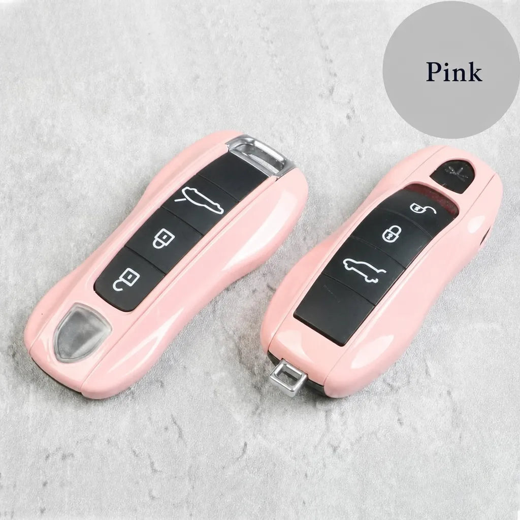 Porsche painted key shell custom color edition - pink | Vietiki