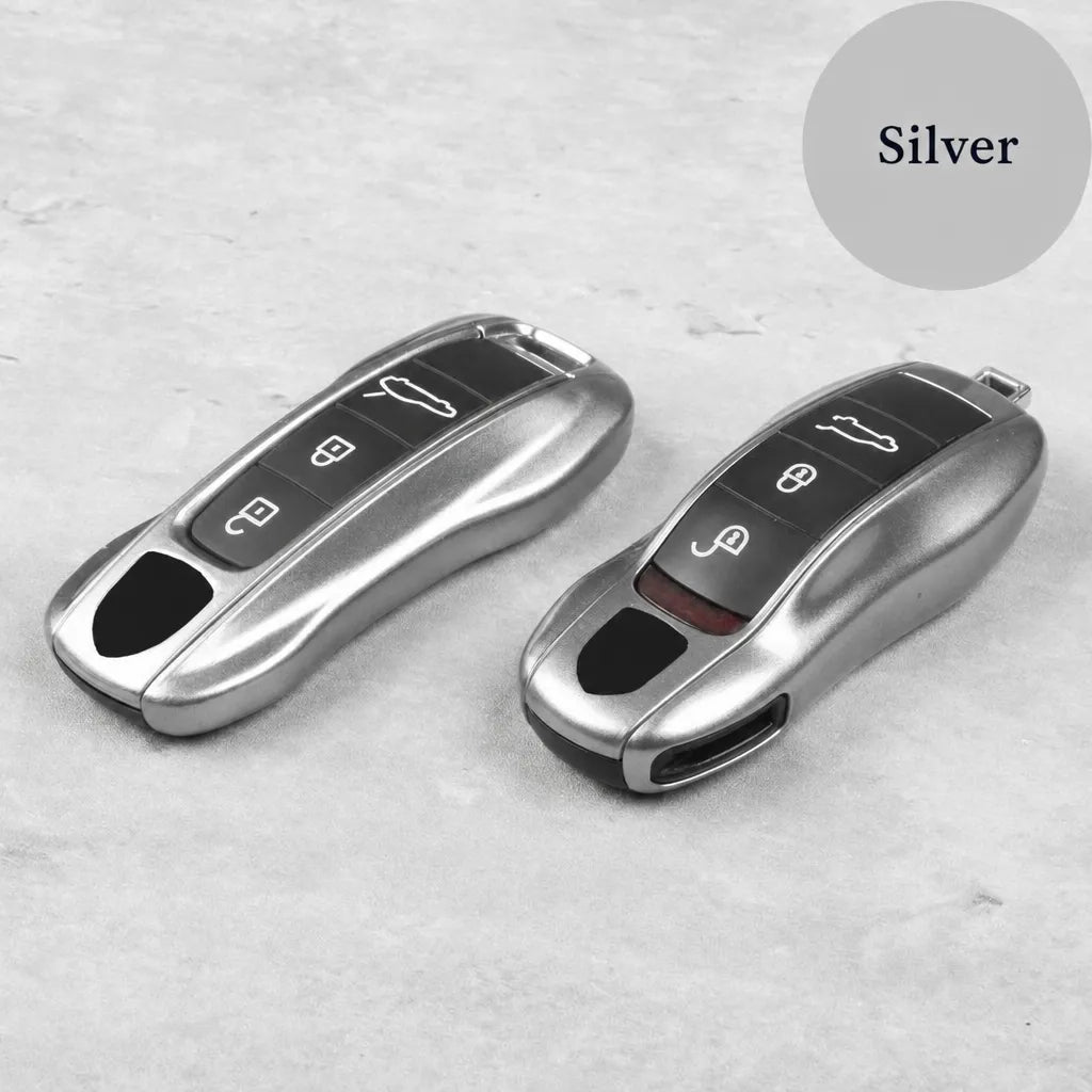 Porsche painted key shell custom color edition - silver | Vietiki