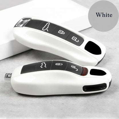 Porsche painted key shell custom color edition - white | Vietiki