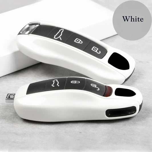 Porsche painted key shell custom color edition - white | Vietiki