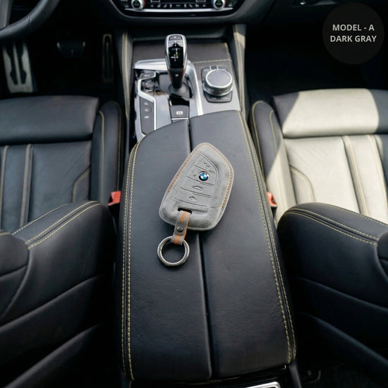 BMW Hand Stitched Alcantara Key Fob Cover All Types A