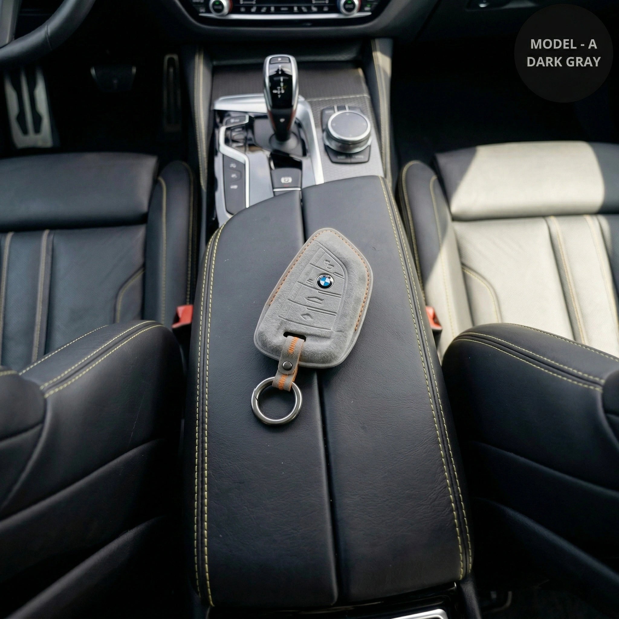 BMW Hand Stitched Alcantara Key Fob Cover All Types A