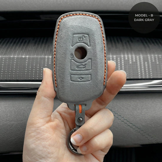 BMW Hand Stitched Alcantara Key Fob Cover All Types B