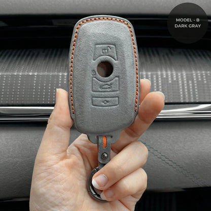 BMW Hand Stitched Alcantara Key Fob Cover All Types B