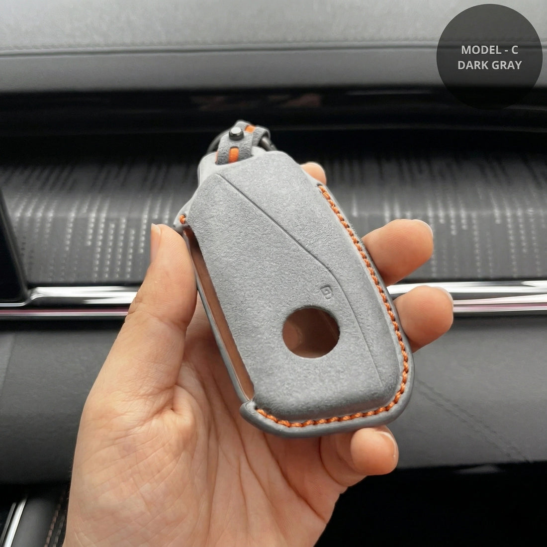 BMW Hand Stitched Alcantara Key Fob Cover All Types C