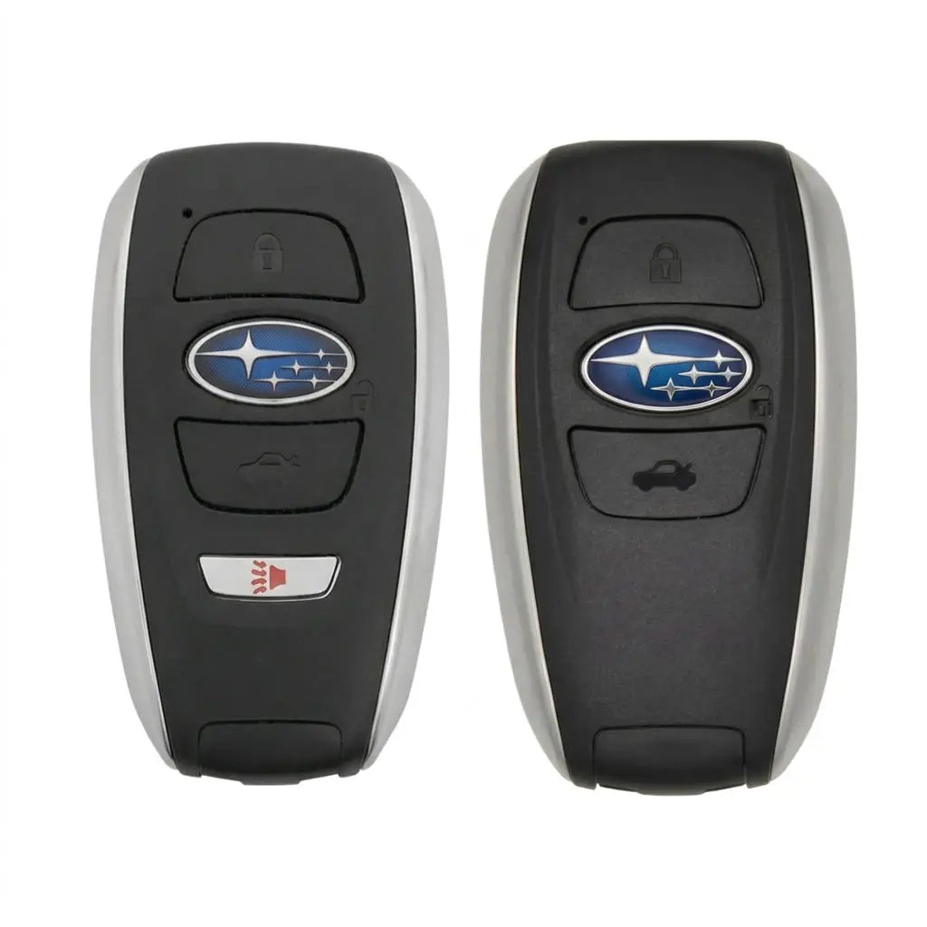 Subaru Key Fobs Comparison 3 buttons and 2 buttons