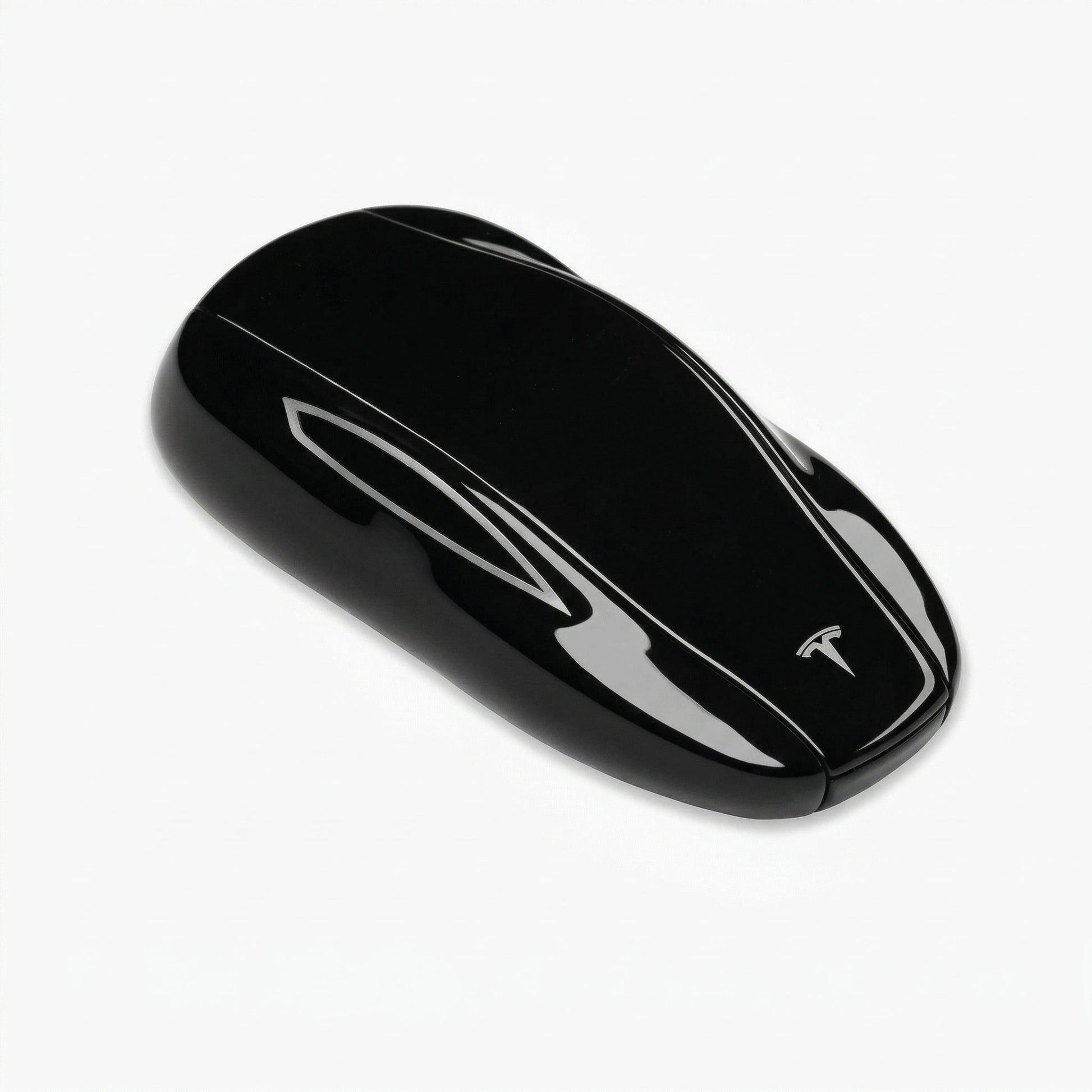 Tesla Hand - Stitched Alcantara Key Fob Cover - Model Y/3 - Dark charcoal