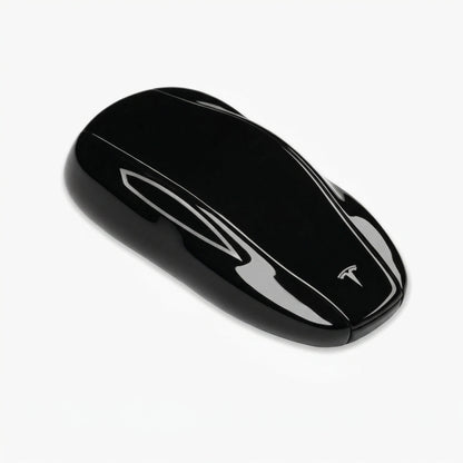 Tesla Hand - Stitched Alcantara Key Fob Cover - Model Y/3 - Dark charcoal