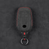 Toyota - Schlüsselhülle aus handgenähtem Alcantara - 4-Tasten SmartKey