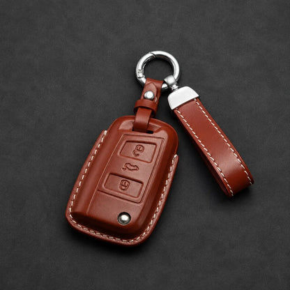 Volkswagen Genuine Leather Key Fob Case – Custom-Fit Series