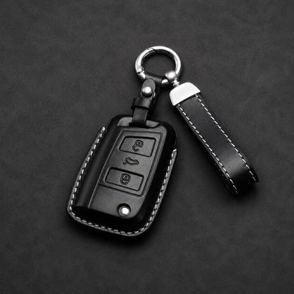 Volkswagen Genuine Leather Key Fob Case – Custom-Fit Series