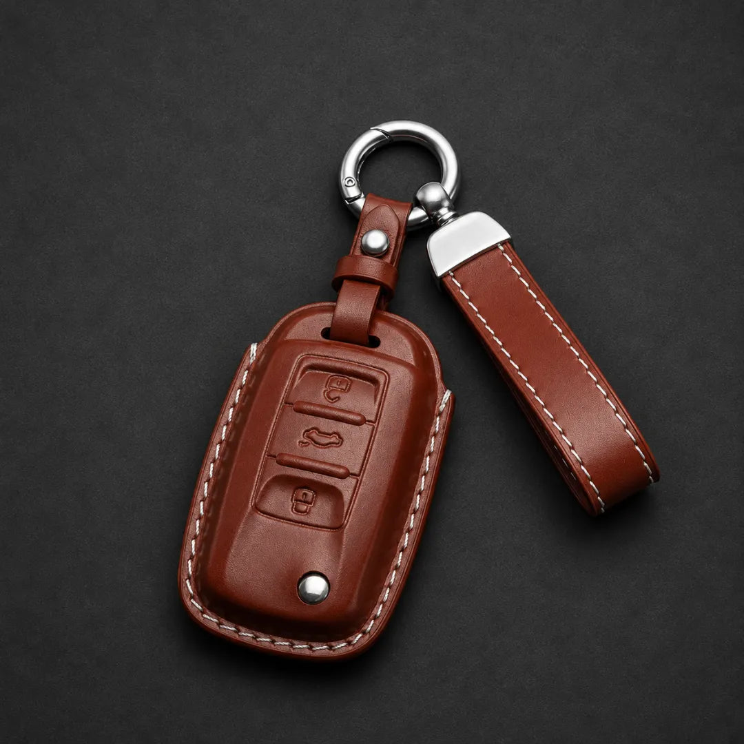 Volkswagen Genuine Leather Key Fob Case – Custom-Fit Series