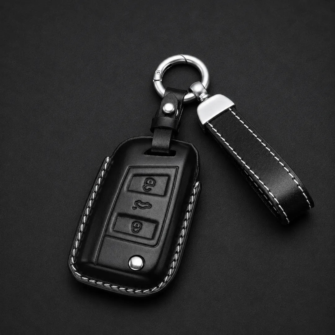 Volkswagen Genuine Leather Key Fob Case – Custom-Fit Series