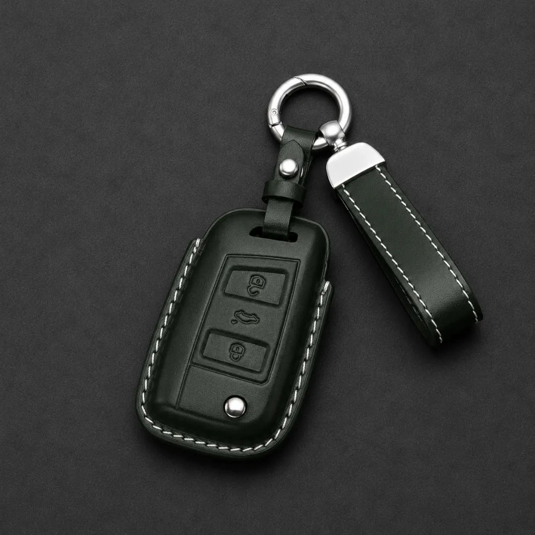Volkswagen Genuine Leather Key Fob Case – Custom-Fit Series