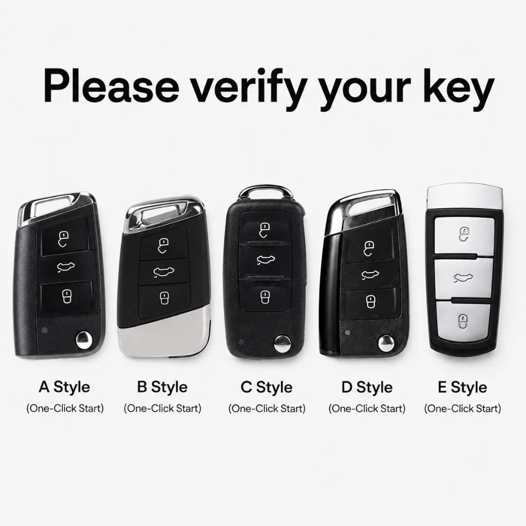Volkswagen Genuine Leather Key Fob Case – Custom-Fit Series
