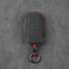 Volkswagen Hand-Stitched Alcantara Key Fob Cover - Chrome Base 3-Button