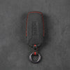 Volkswagen Hand-Stitched Alcantara Key Fob Cover - Shield-Style 3-Button