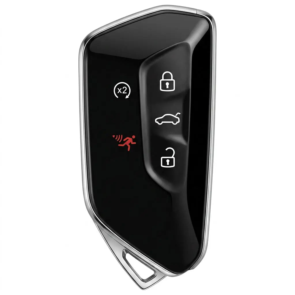 Volkswagen Key Fob Asymmetrical Alarm Style 