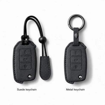 Volkswagen Suede Key Fob Case – Rectangular 3-Button