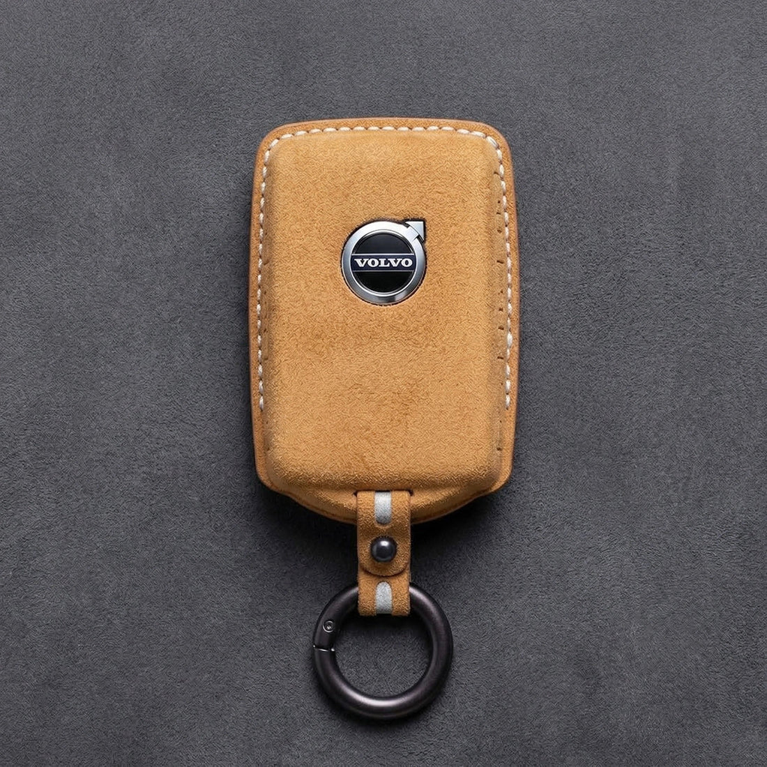 Volvo Hand - Stitched Alcantara Key Fob Cover - All Types - A