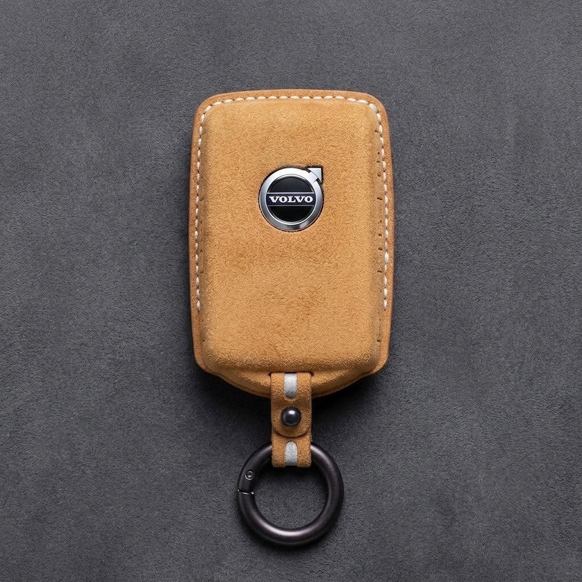 Volvo Hand - Stitched Alcantara Key Fob Cover - All Types - A