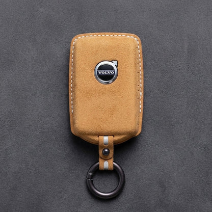 Volvo Hand - Stitched Alcantara Key Fob Cover - All Types - A