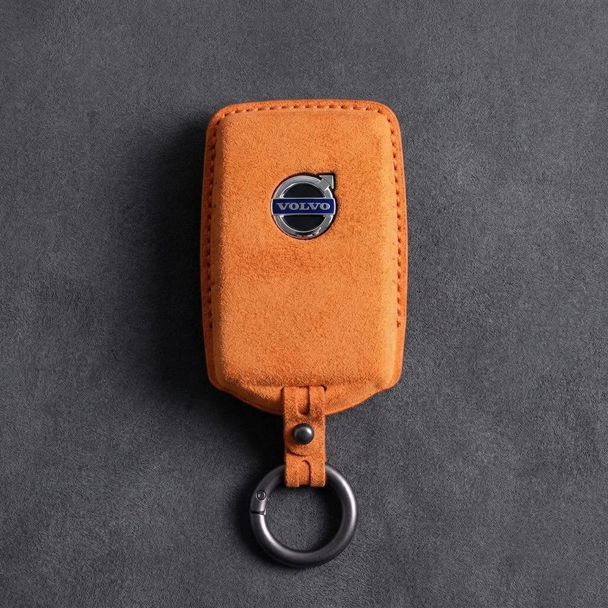 Volvo Hand - Stitched Alcantara Key Fob Cover - All Types - A