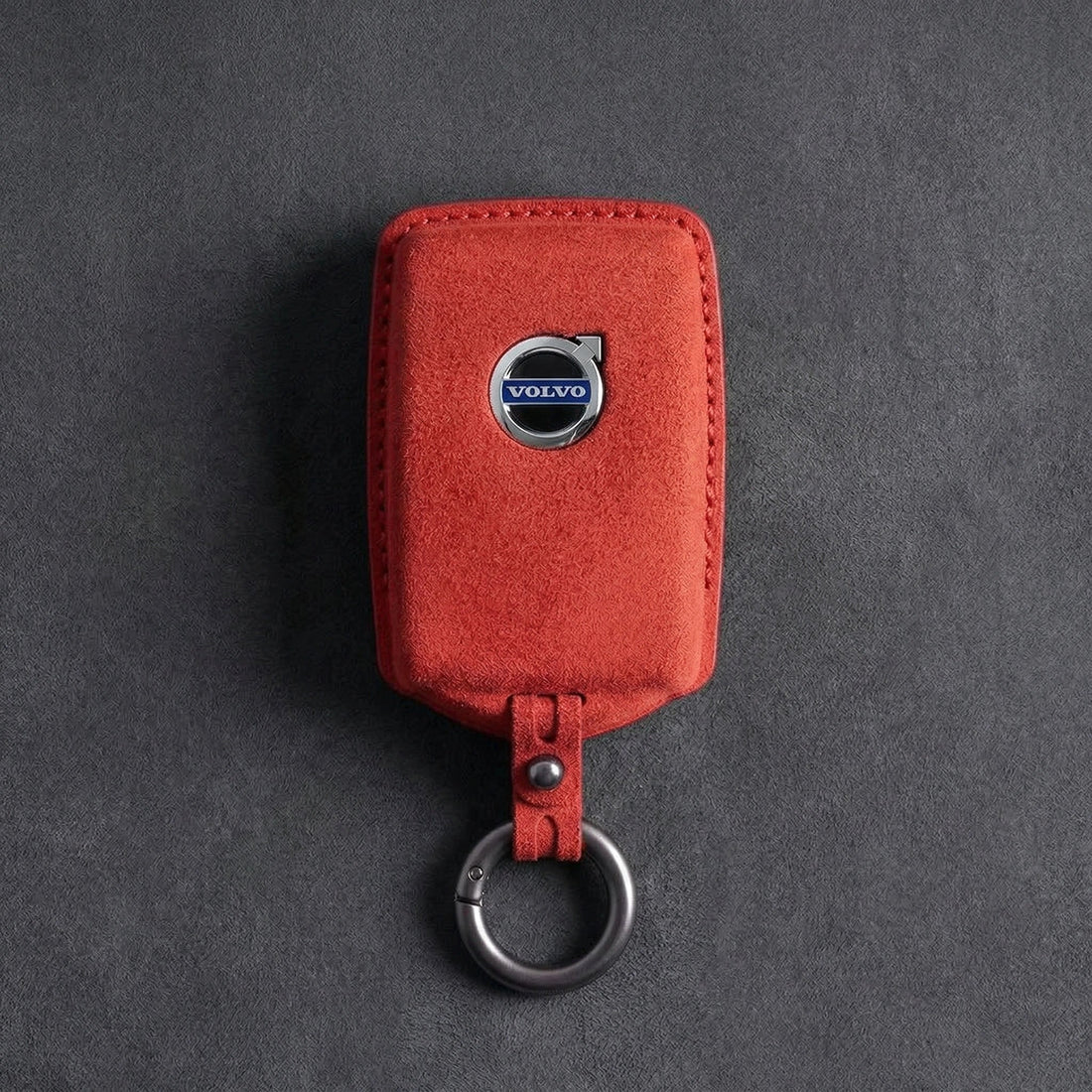 Volvo Hand - Stitched Alcantara Key Fob Cover - All Types - A