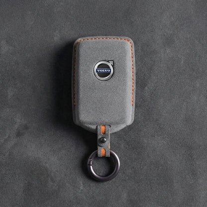 Volvo Hand - Stitched Alcantara Key Fob Cover - All Types - A