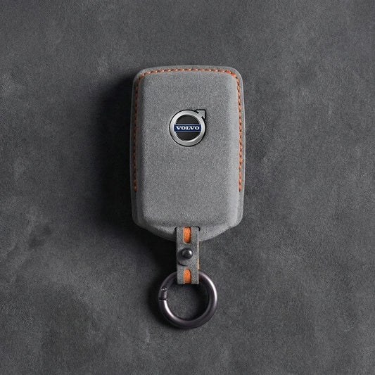 Volvo Hand - Stitched Alcantara Key Fob Cover - All Types - A