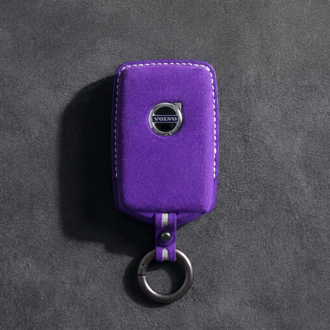 Volvo Hand - Stitched Alcantara Key Fob Cover - All Types - A