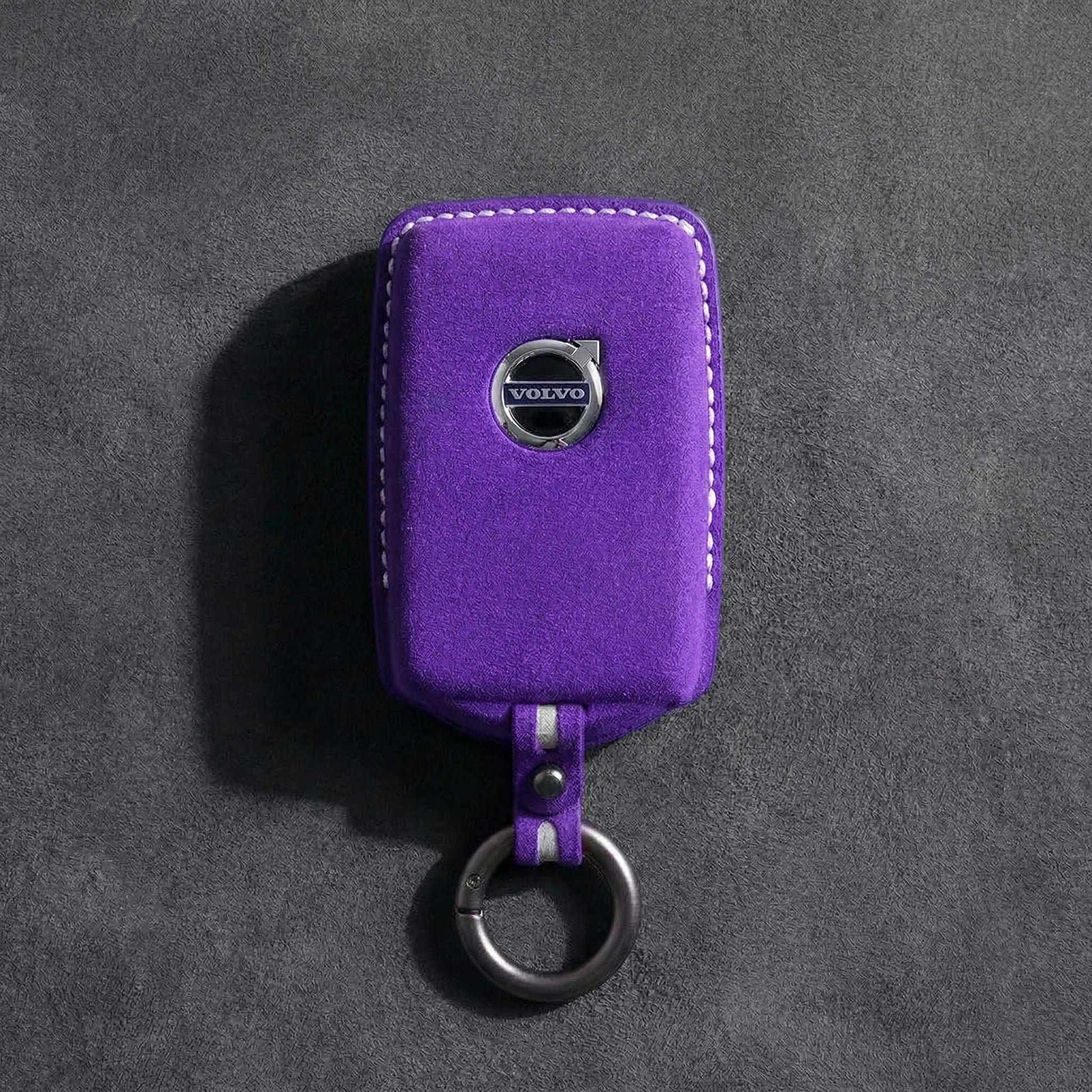 Volvo Hand - Stitched Alcantara Key Fob Cover - All Types - A