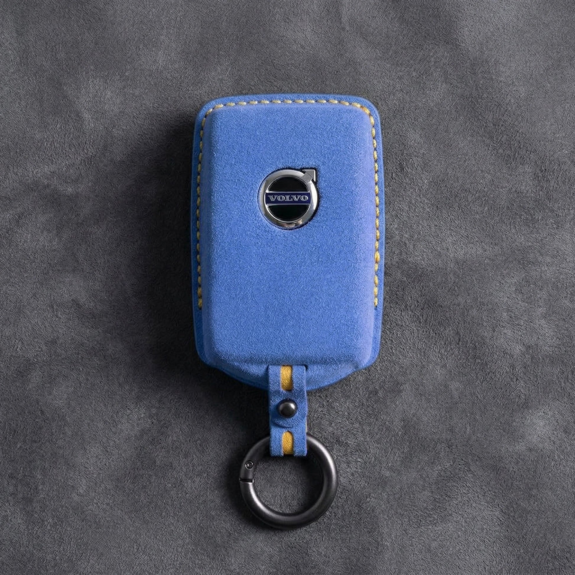 Volvo Hand - Stitched Alcantara Key Fob Cover - All Types - A