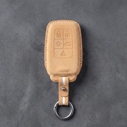 Volvo Hand - Stitched Alcantara Key Fob Cover - All Types - B