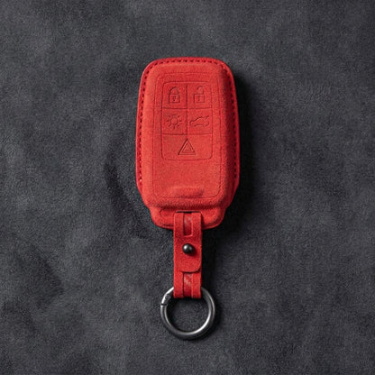 Volvo Hand - Stitched Alcantara Key Fob Cover - All Types - B