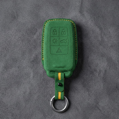 Volvo Hand - Stitched Alcantara Key Fob Cover - All Types - B