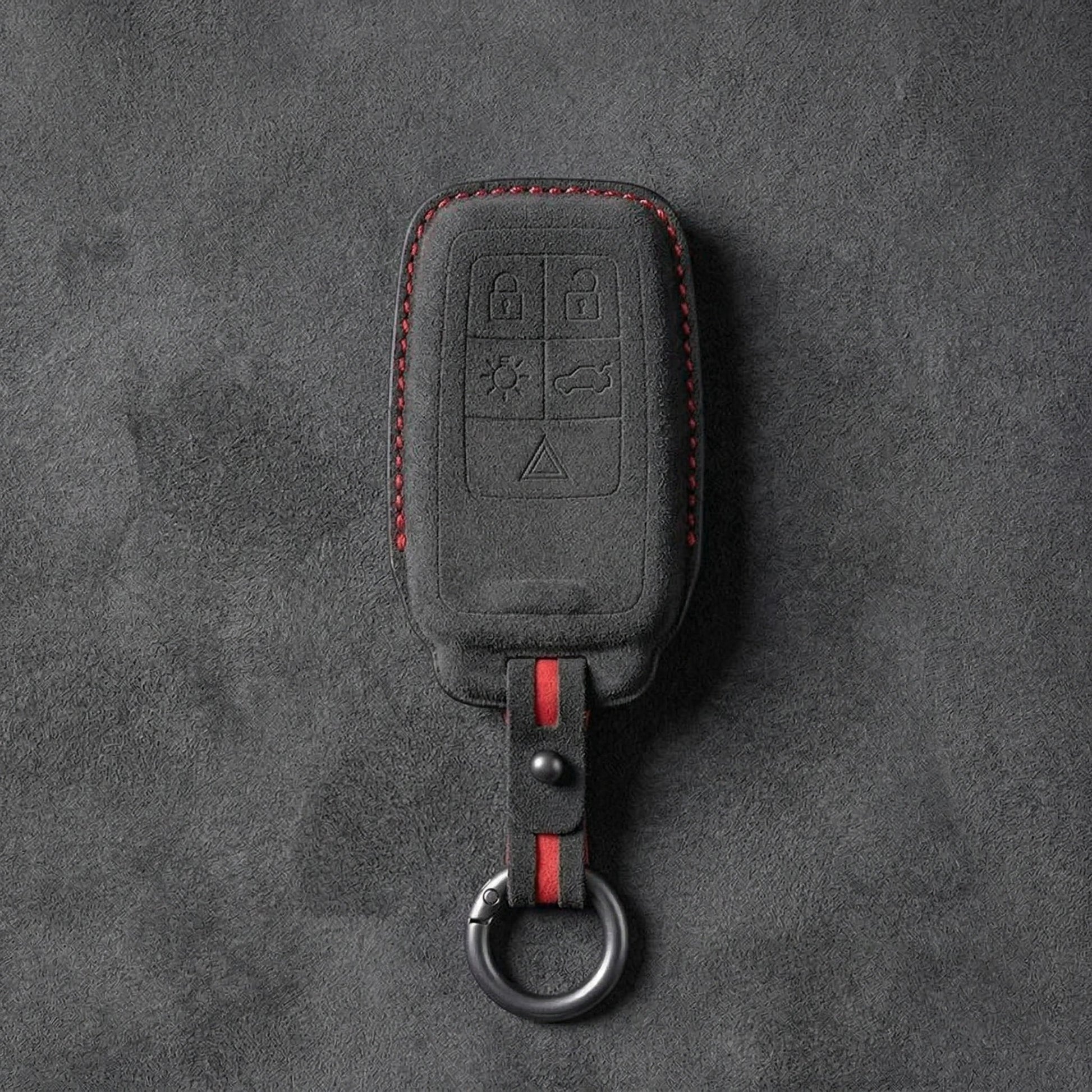 Volvo Hand - Stitched Alcantara Key Fob Cover - All Types - B