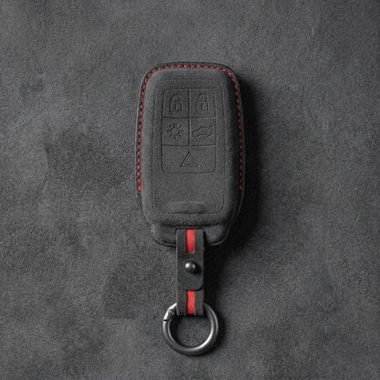 Volvo Hand - Stitched Alcantara Key Fob Cover - All Types - B