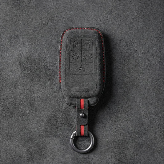 Volvo Hand - Stitched Alcantara Key Fob Cover - All Types - B