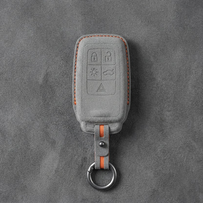 Volvo Hand - Stitched Alcantara Key Fob Cover - All Types - B