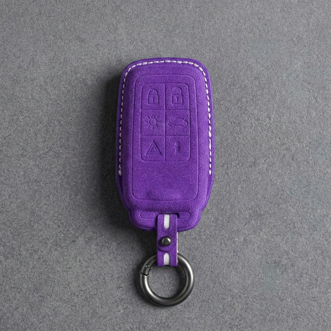 Volvo Hand - Stitched Alcantara Key Fob Cover - All Types - C