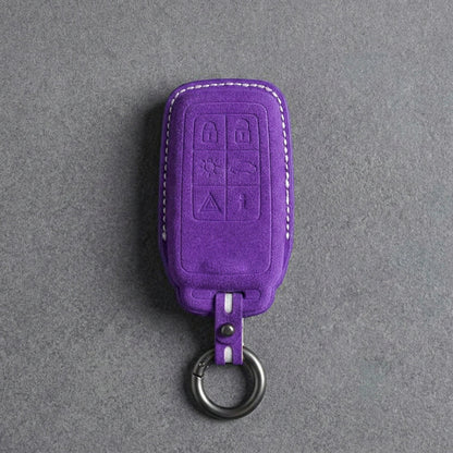 Volvo Hand - Stitched Alcantara Key Fob Cover - All Types - C