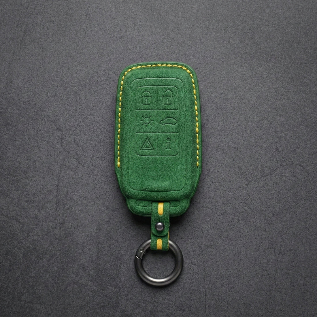 Volvo Hand - Stitched Alcantara Key Fob Cover - All Types - C