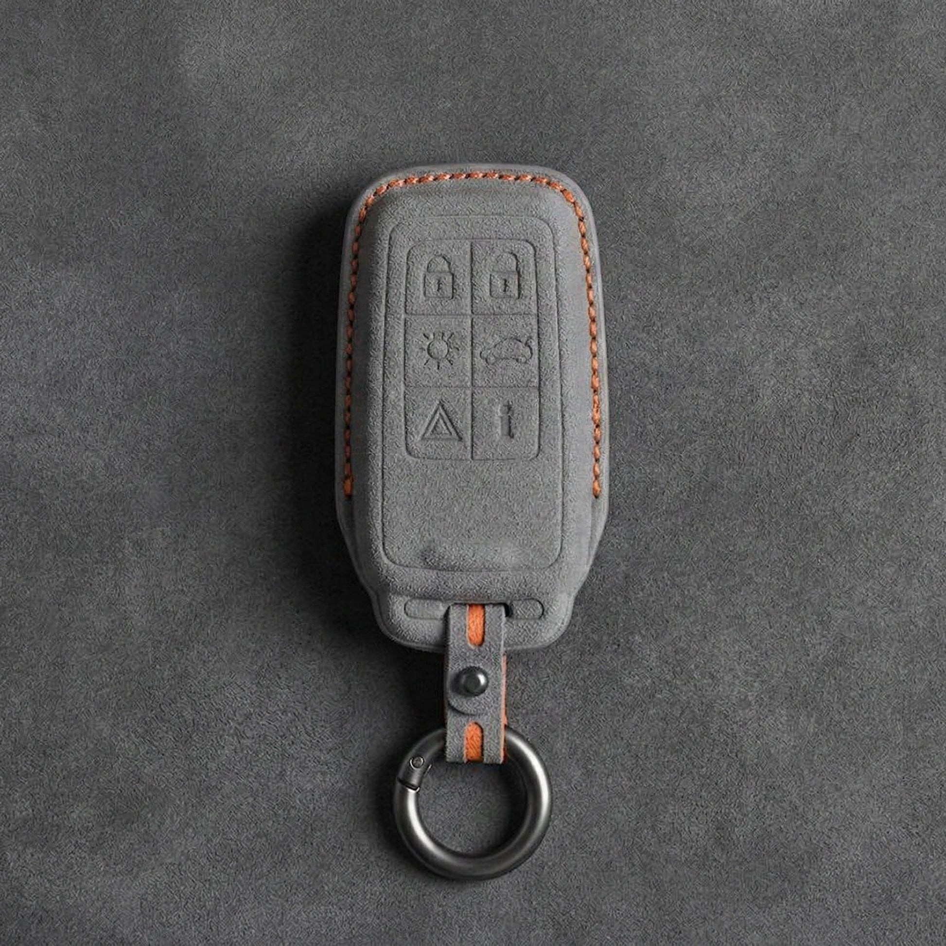 Volvo Hand - Stitched Alcantara Key Fob Cover - All Types - C