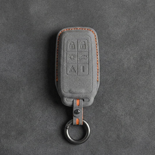 Volvo Hand - Stitched Alcantara Key Fob Cover - All Types - C