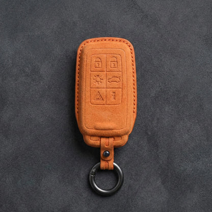 Volvo Hand - Stitched Alcantara Key Fob Cover - All Types - C