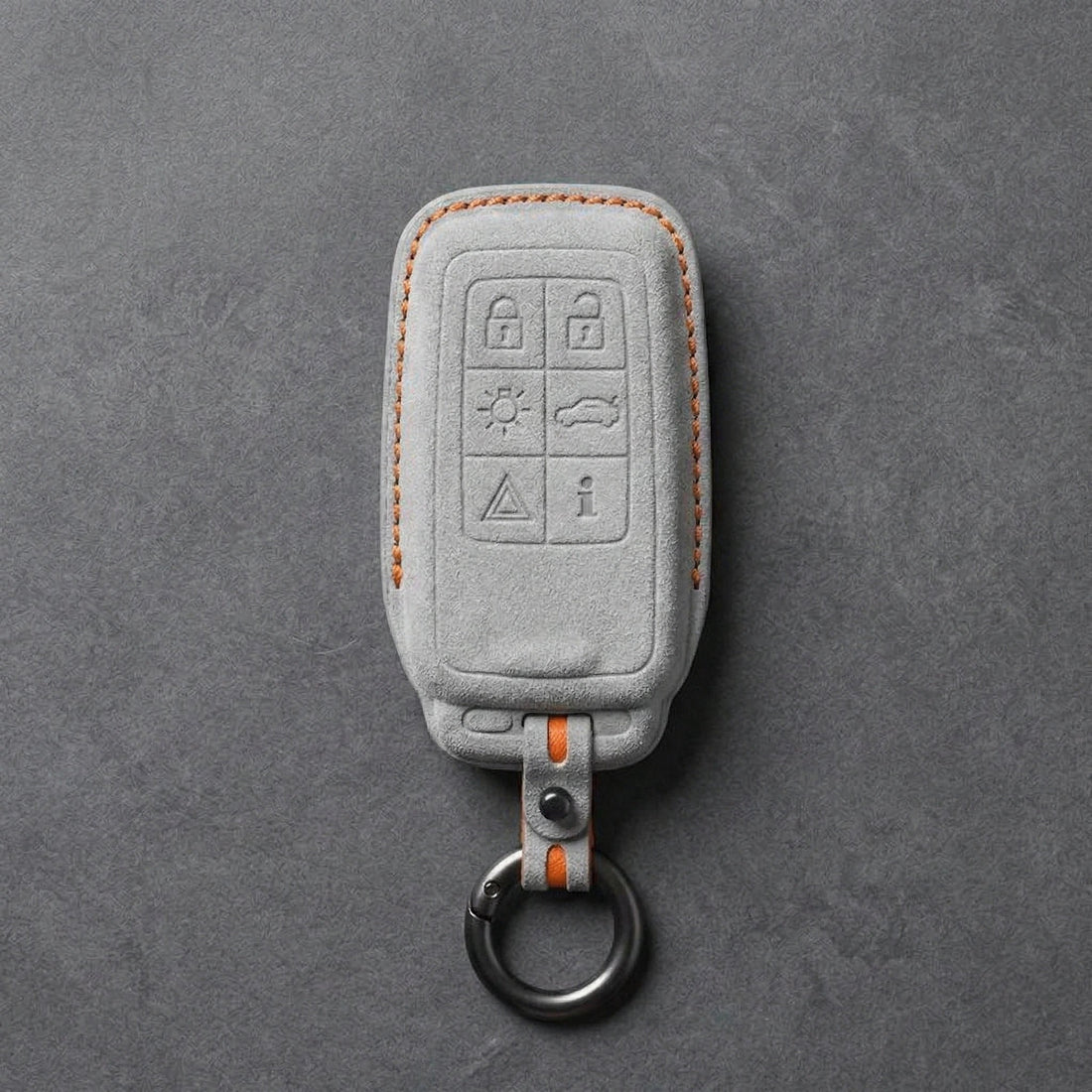 Volvo Hand - Stitched Alcantara Key Fob Cover - All Types - C