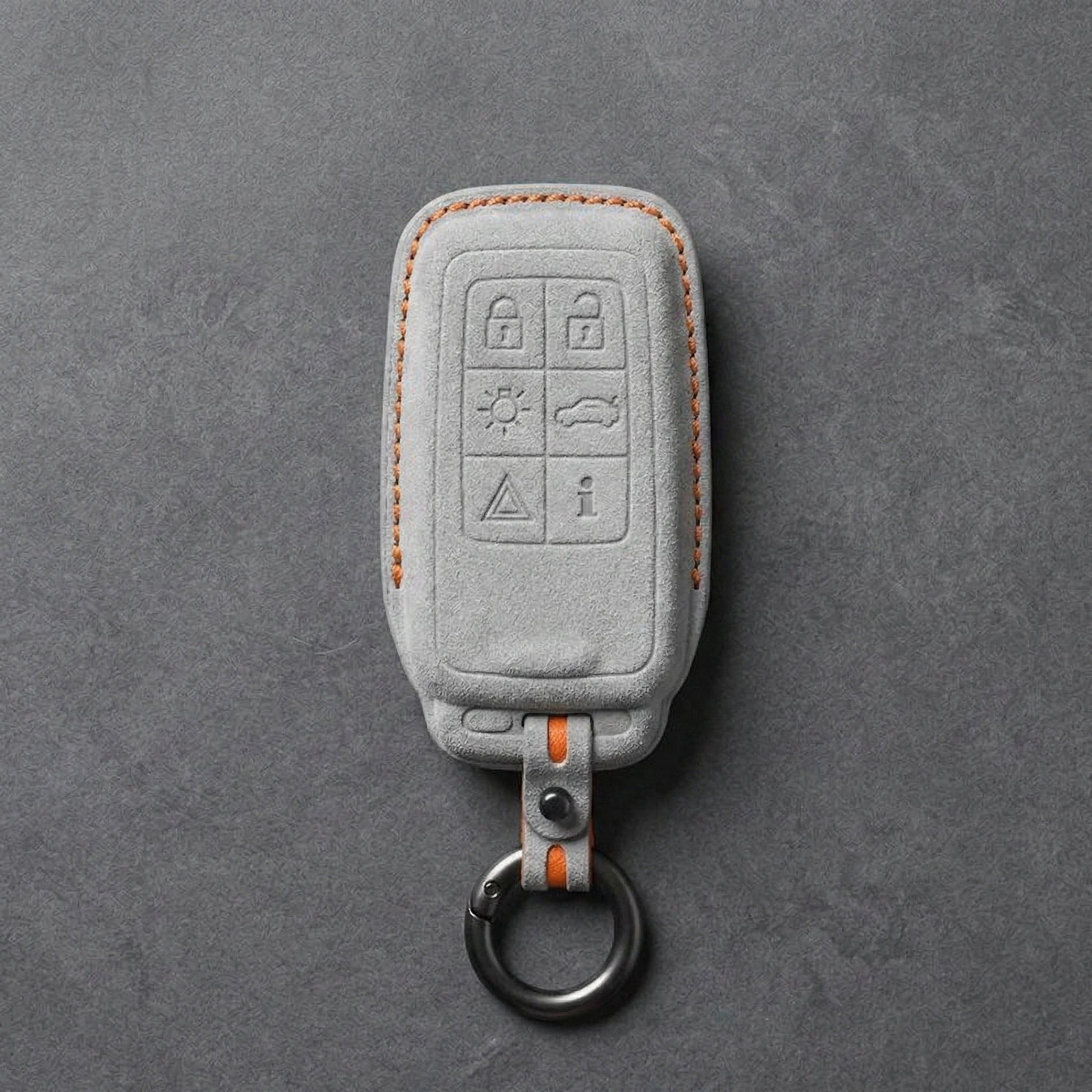 Volvo Hand - Stitched Alcantara Key Fob Cover - All Types - C