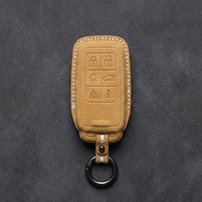 Volvo Hand - Stitched Alcantara Key Fob Cover - All Types - C